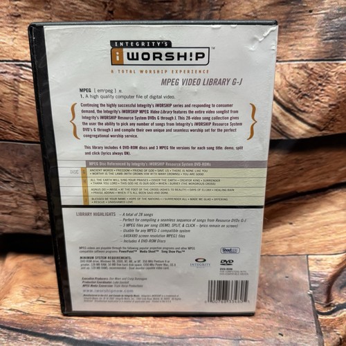 Integrity’s iWorship MPEG Videothek G-J DVD Ressourcensystem Kirche religiös - Bild 2 von 8