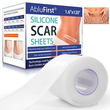 Silicone Scar Tape, Medical Silicone Scar Sheets, Strips, Scars Away, Effecti...