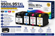 HP 950XL/951XL Cyan, Magenta, Yellow, Black Ink Cartridges