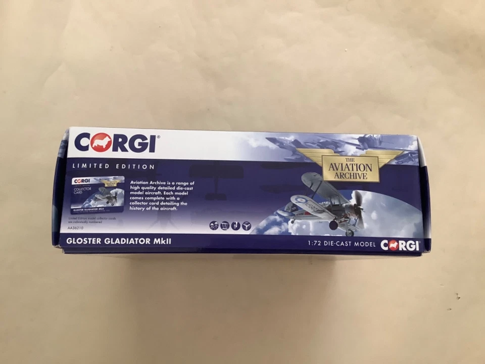 CORGI AVIATION 1:72 GLOSTER GLADIATOR MKII FIGHTER COLLECTION, DUXFORD AA36210 - Image 3 of 4
