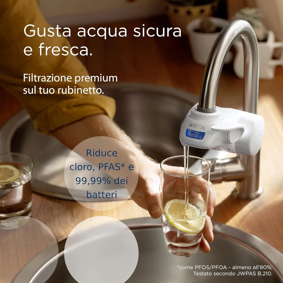 Brita ON TAP PRO V-MF Sistema Filtro Acqua da Rubinetto 5 Fasi Display Digitale - Immagine 3 di 4