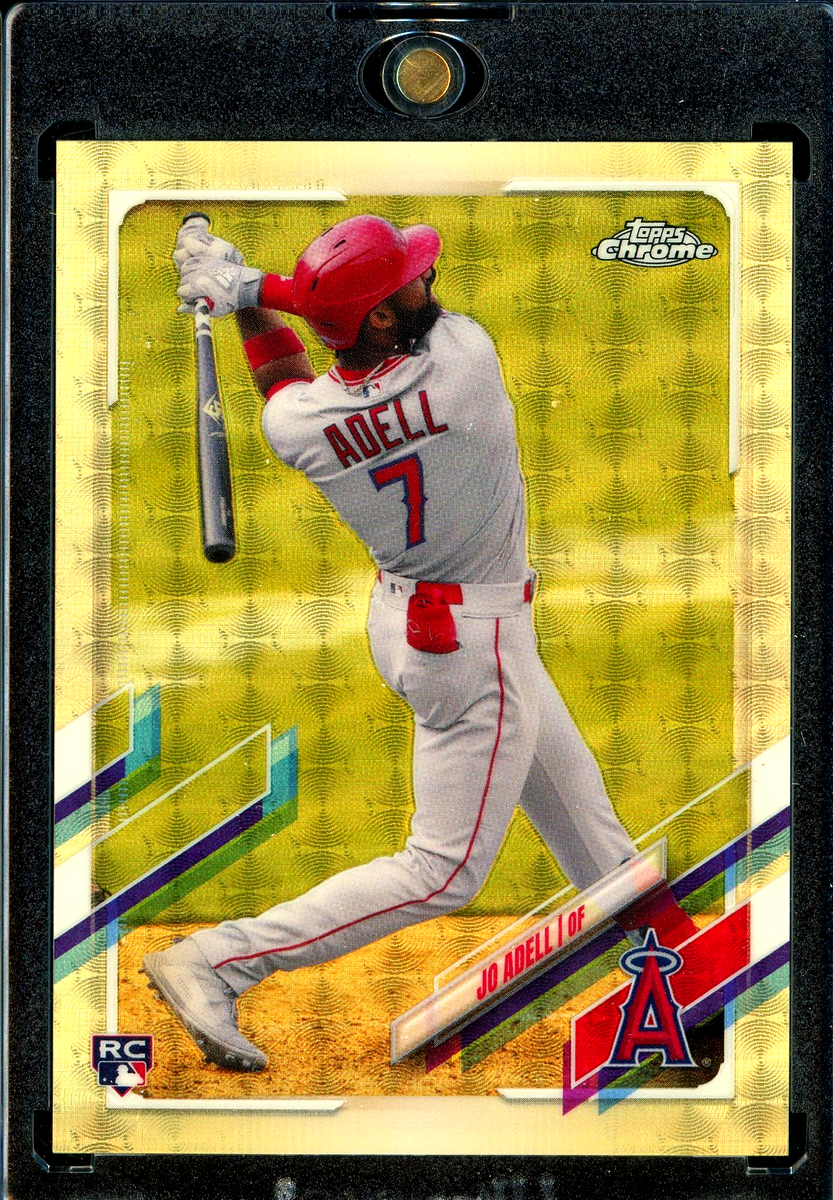 2021 Topps Chrome Jo Adell SUPERFRACTOR RC #1/1 ROOKIE CARD #142