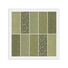 Green Sage, JELLY ROLL: 20 2 1/2" x 44" Strips, 100 Cotton Fabric, Dups