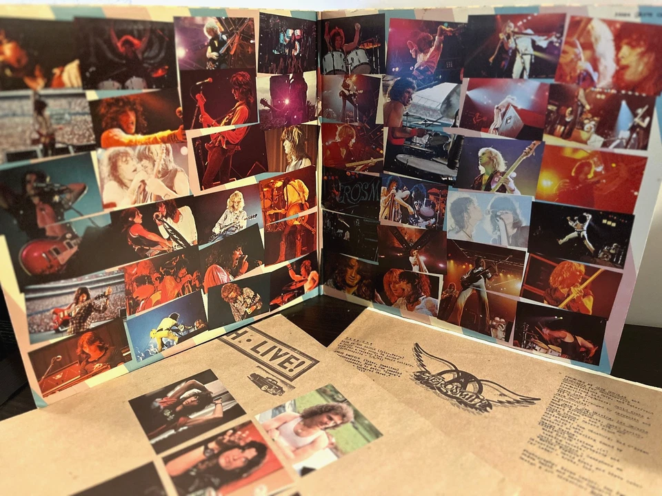 AEROSMITH - Live Bootleg (1978) - 12" Vinyl Record 2xLP - VG+ - Image 3 of 4