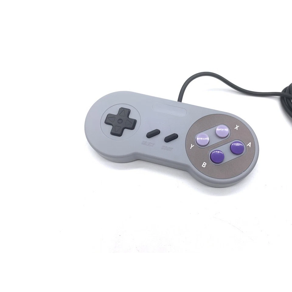 2Pcs Replacement Controllers Fit For Super Nintendo SNES System Console SNS-005 - Image 2 of 4