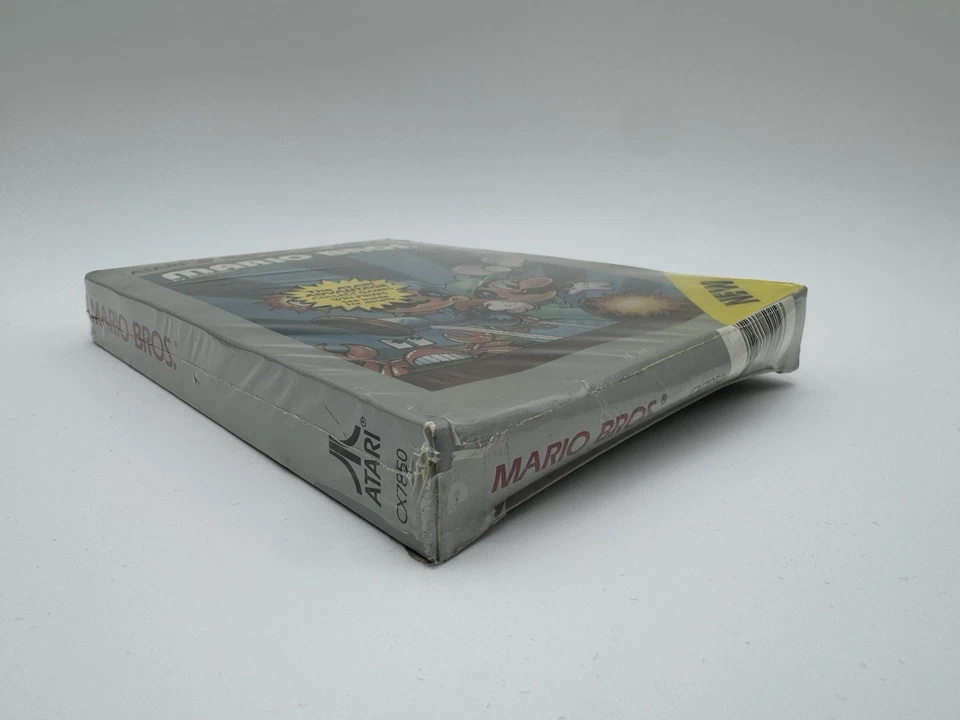 Atari 7800 Mario Bros. Factory Sealed With Hangar 1983 CX7850 - Image 4 of 4