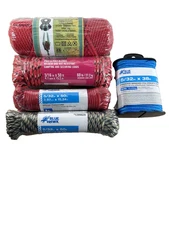 Lot Of 5 ALL NEW SEALED Paracord/Rope for Macrame ASSORTED STYLES/LENGTHS