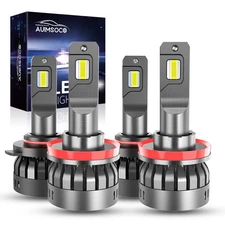 For Honda Accord 2008-2017 Front LED Headlights Bright Bulbs High-Low Beam White