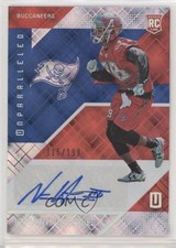 2016 Panini Unparalleled Rookie Blue 116/199 Vernon Hargreaves III #198 Auto 6l7
