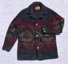 Vintage Woolrich The Woman Wool Southwest Print Jacket USA Made Women's m/l