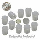 Large Dollar Square Coin Tubes by Guardhouse, 38mm, 10 pack