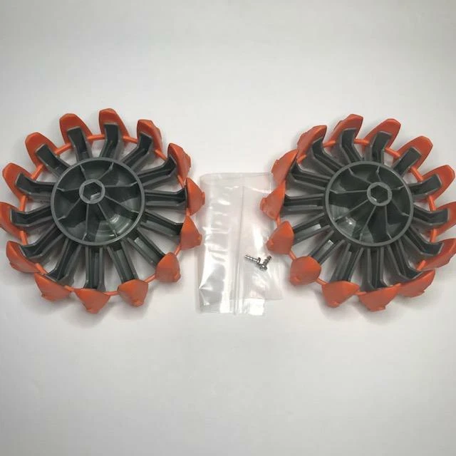 Set of 2 Terra Climber RC Car Vehicle Replacement Part Tiers & Screws - Image 3 of 3