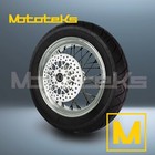 18X3.5 40 SPOKE WHEEL STAINLESS FOR HARLEY SPORTSTER FRONT BLACK TIRE (TR)