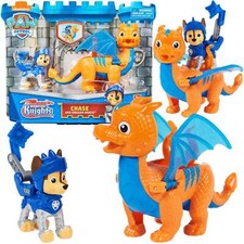 Paw Patrol Rescue Knights 2 Figuren Chase und Draco Drache
