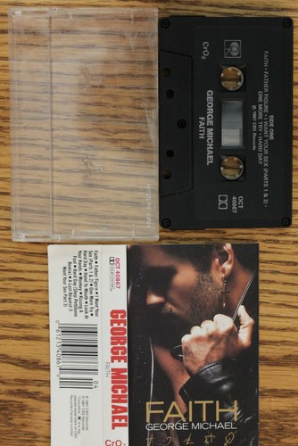 George Michael - Faith Cassette Free Shipping In Canada - Afbeelding 1 van 2