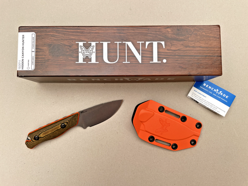 Benchmade - Hidden Canyon Hunter, S90V, Richlite/G10, Kydex, inkl. OVP, NEU!!! - Bild 2 von 17
