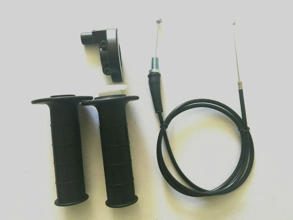 Throttle Handle Bar Grip Set For Kawasaki KX100 KX85 KX80 KX65 KX60 - Image 3 of 3