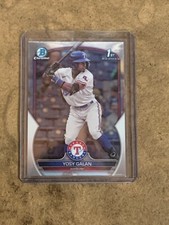 2023 Bowman Chrome Yosy Galan RC Rookie Card Texas Rangers