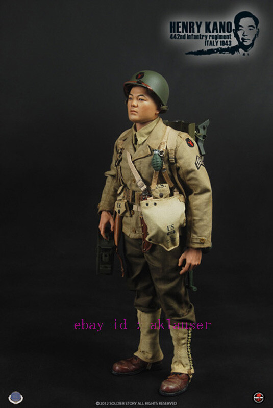 Soldierstory 1/6 Ss059 Henry Kano 442nd Infantry Regiment Italy