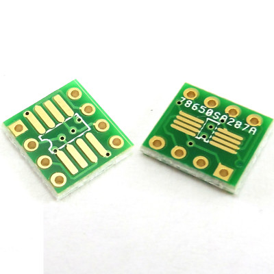 SOP8 SO8 SOIC8 TSOP8 MSOP8 auf DIP8 PCB Adapter Konverter Platine Goldplatte