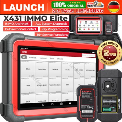 LAUNCH X431 IMMO Elite PRO 5 Profi OBD2 Diagnosegerät IMMO Coding  Programm 