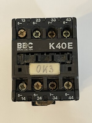 BBC Brown Boveri K 40 E Schütz Relais