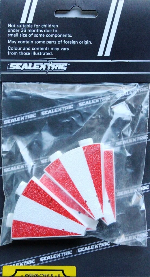 Scalextric 905 Innenrandstsreifen 4 Stück