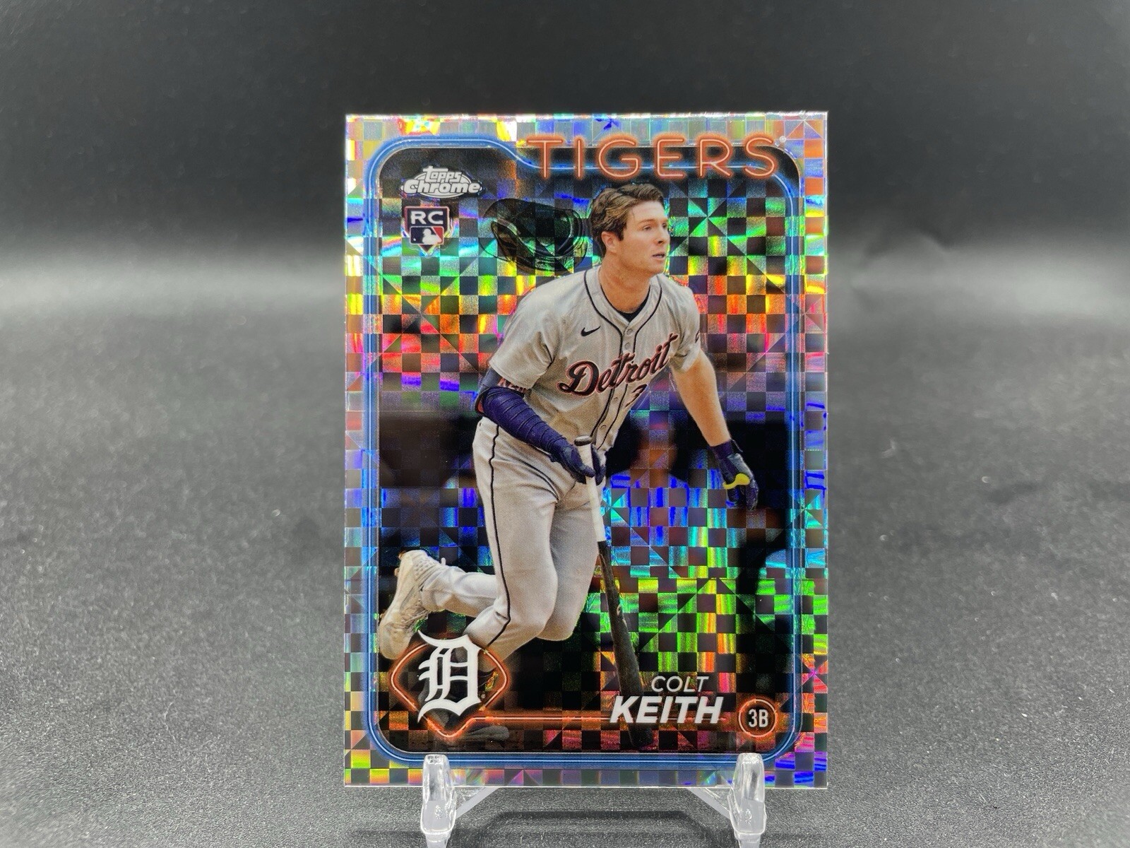 2024 Topps Chrome Update Colt Keith USC8 X Fractor Refractor RC Rookie