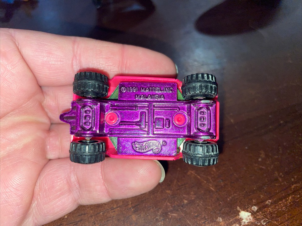 Hot Wheels Pink Hummer 1991 Toy Car Rolls Great eBay