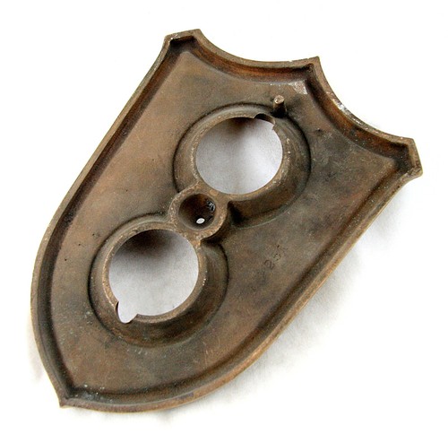 1930s Brass Elevator Indicator Plate - Picture 3 of 3