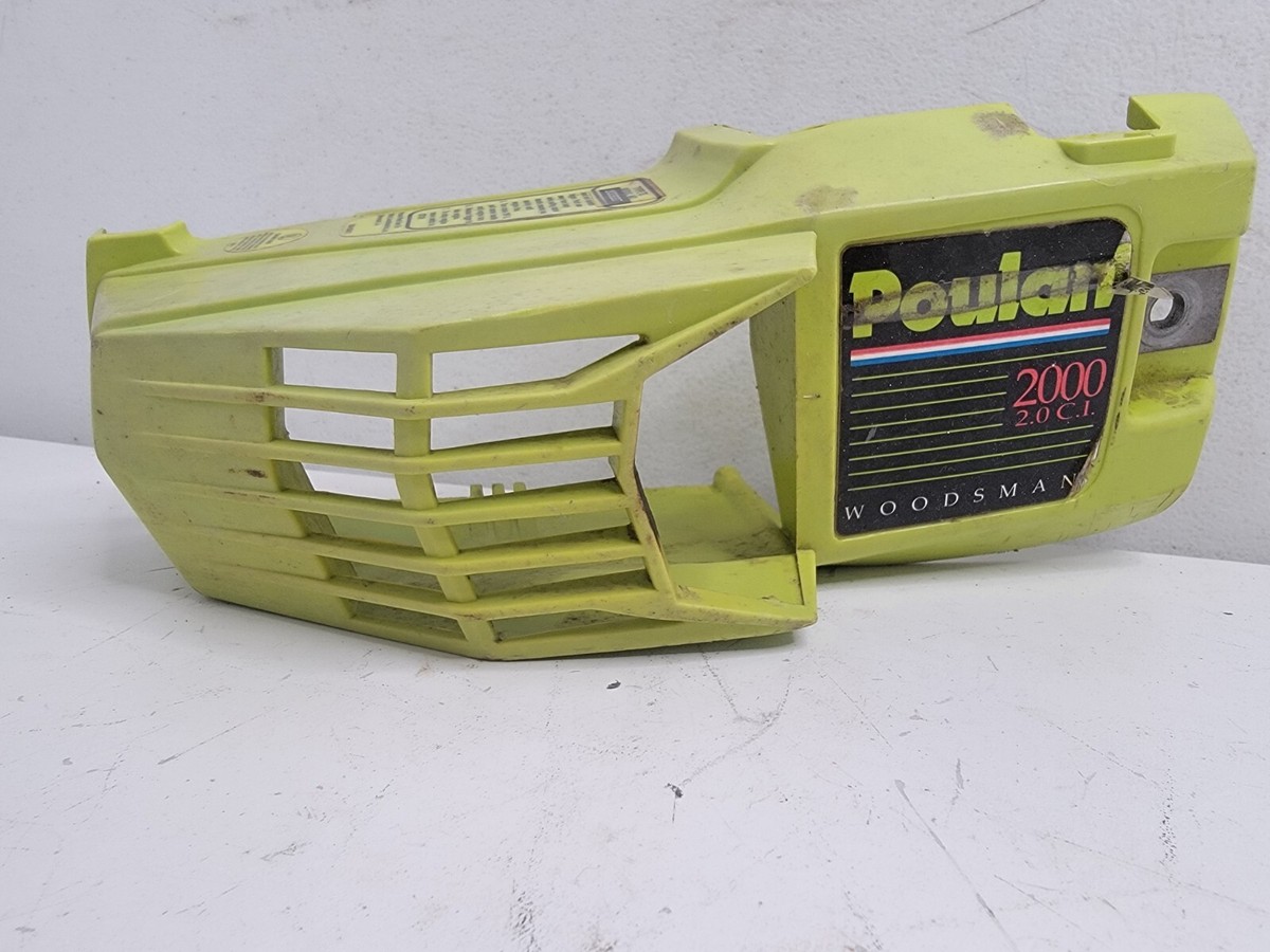 Poulan Woodsman Chainsaw 2000 Side Cover Exhaust Vented Guard