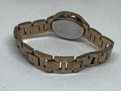 Fossil ES3284 Virginia Damen Gold Edelstahl Analog Zifferblatt Quarz Uhr E172 - Bild 9 von 9