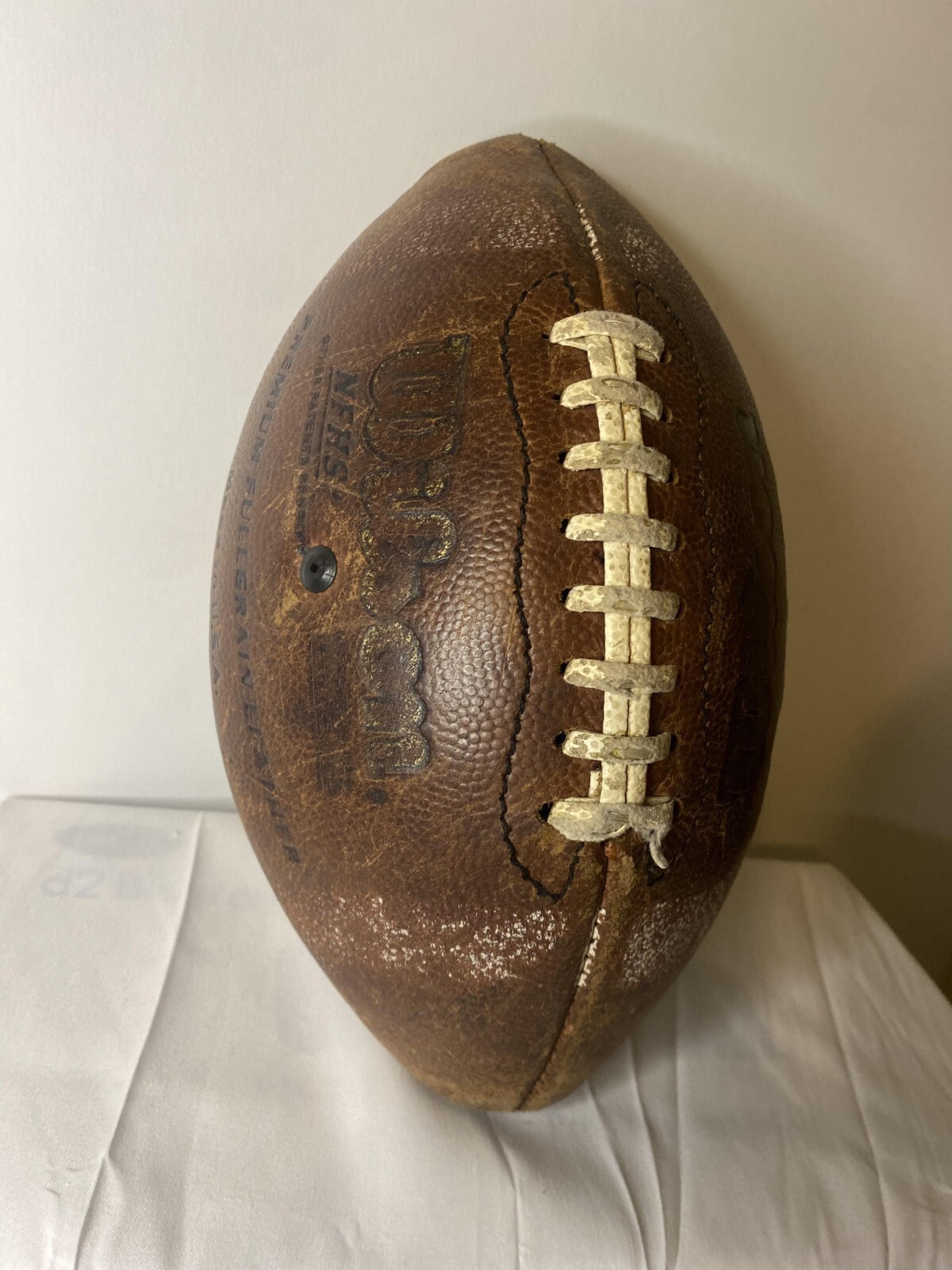 Vtg Premium Full Grain Leather Wilson TDY Football 11x6 NFHS eBay