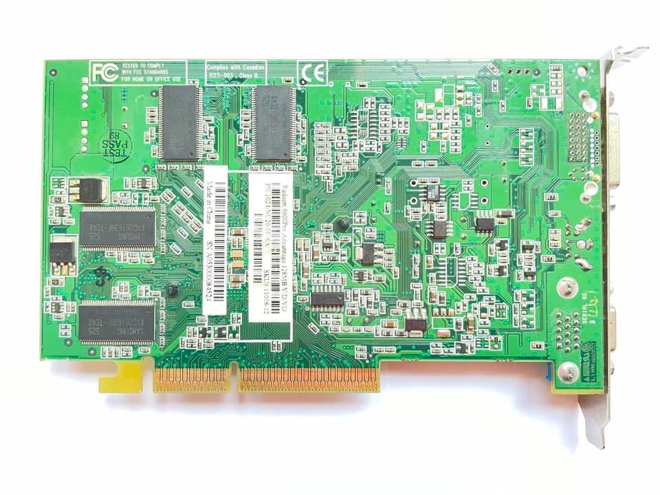 Sapphire Radeon 9600Pro Advantage 128MB V/D/VO AGP 8x Graphics Video Card - Image 2 of 4