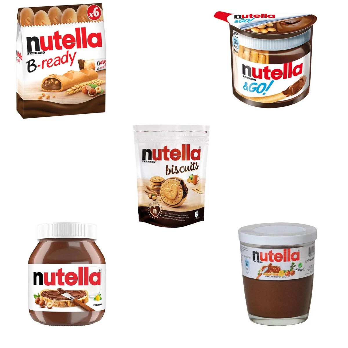 Nutella products sale