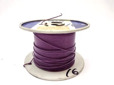 Alpha Wire 1858/19 16 AWG 19/29 TC PVC MIL-W-168780 Purple 600V 6.5lb Spool