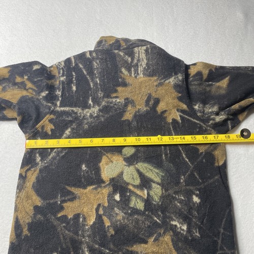 Columbia Fleece Camo Jacket Full Zip Boy’s M 10/12 - Picture 5 of 6