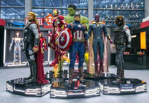 6 Life Size Avengers Infinity War 1:1 Wax Statues Hulk Iron Man Thor Cap America | eBay