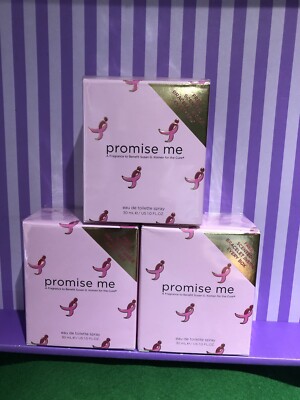 LOT OF 3 NEW SEALED Promise Me For Women EDT Spray PERFUME 1 OZ SHIPS FREE
