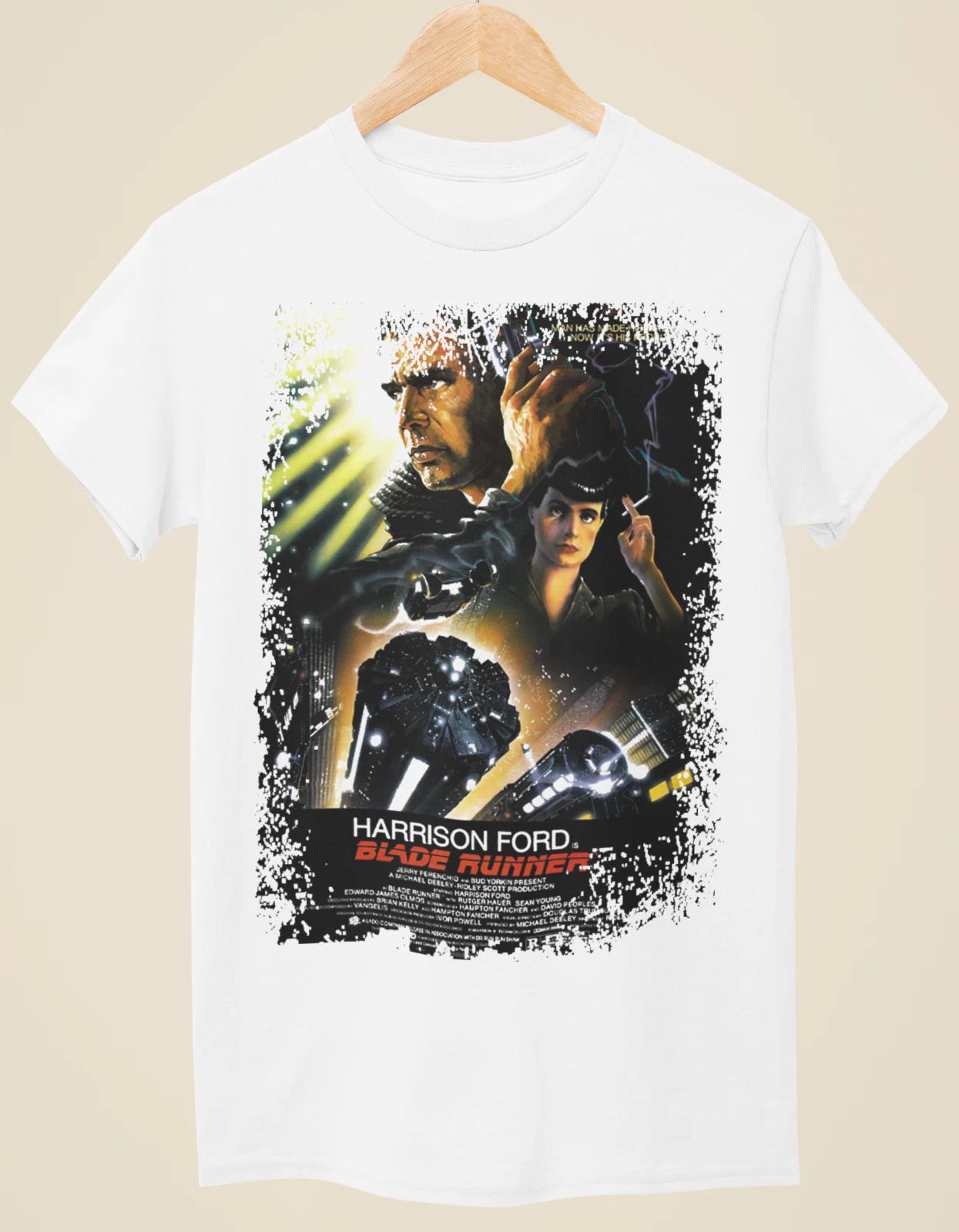 Blade Runner - Movie Poster Inspired Unisex White T-Shirt