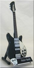 PETER BUCK Miniature Guitar REM w/ Guitar Pick