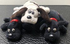 Vintage Lot of Three 3 Pound Puppies Newborn Puppies - Tonka 1985, 1986 Plush