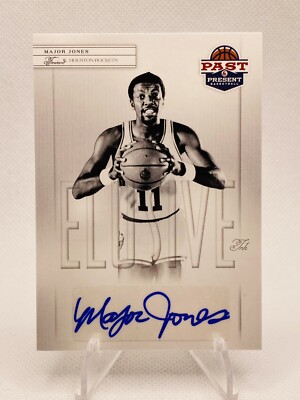 2011-12 Past & Present Major Jones Elusive Ink Auto #MJ Rockets