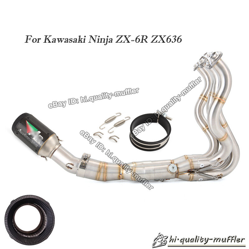 ♥専用ページ Exhaust Header Pipe Link Muffler For Kawasaki Ninja ZX6R ZX-6R