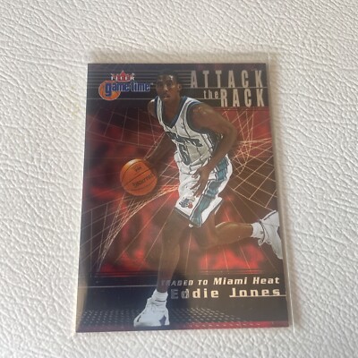 2000-01 Fleer Game Time Attack the Rack #AR15 Eddie Jones