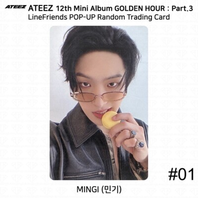 ATEEZ - 【ミペン】ATEEZ サン golden hour 3 トレカ ATEEZ 12th Mini Golden Hour Part.3 Line Friends POP-UP