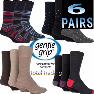 mens gentle grip socks