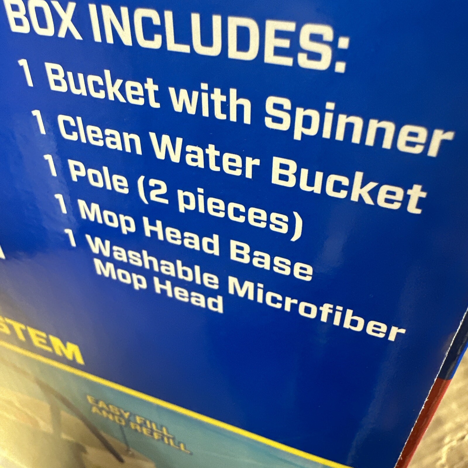 Mr. Clean Spin Mop Dual Bucket System Separates Clean & Dirty Water