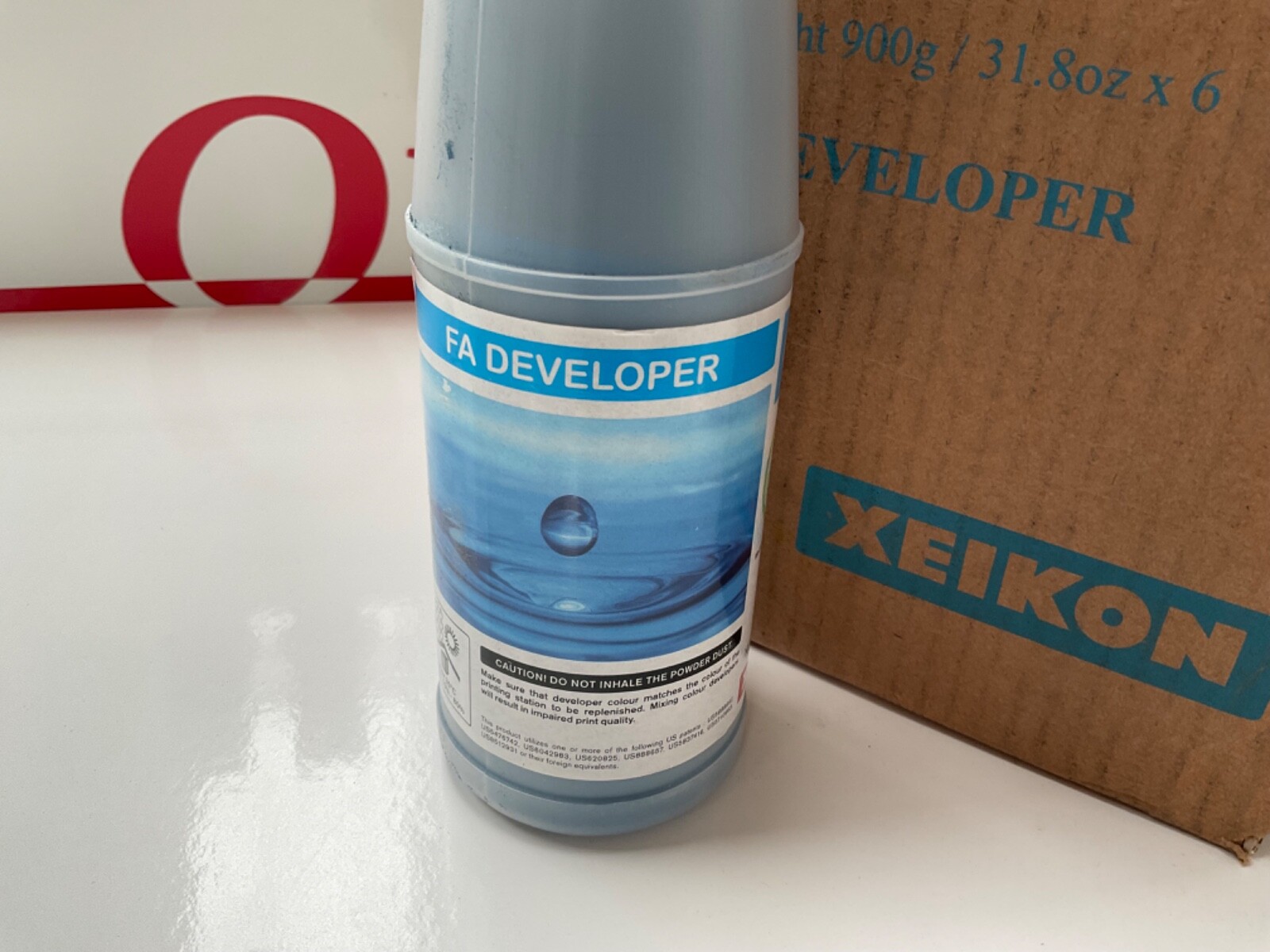 Xeikon Developer Unit Xeikon FA-Developer Unopened Case Of 6 900g Bottles - Blue | eBay