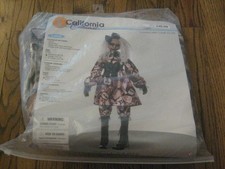 Doll Parts Creepy Doll Costume Child Large 10-12 New